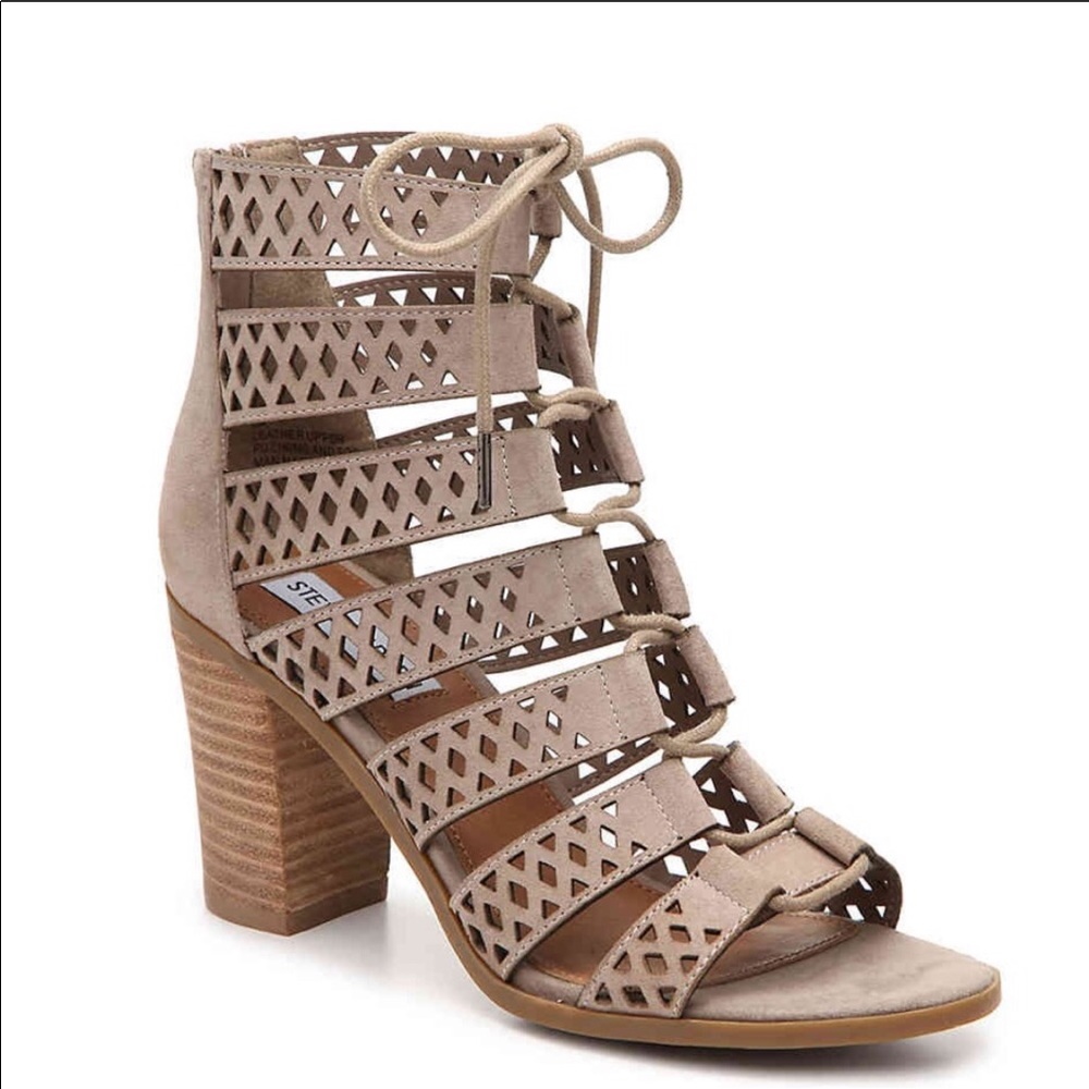 Steve Madden Delphine lace-up sandal block heel
